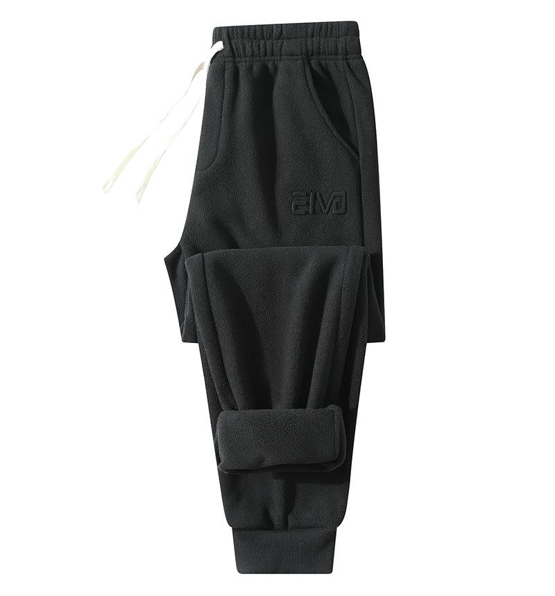 

Мужские спортивные штаны из флиса больших размеров: Зимние двухсторонние плюшевые модные свободные повседневные брюки 8XL