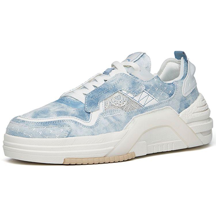 Anta A Dao Pro Non-Slip Shock Absorption Wear-Resistant Low-Top Sneakers Men Sneakers Blue White 112228071-5