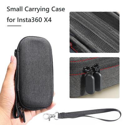 For Insta360 X4 Travel Storage Case Drop-Proof Lens Protective Cover Including Lanyard Camera Body Mini Storage Bag Anti-Scratch