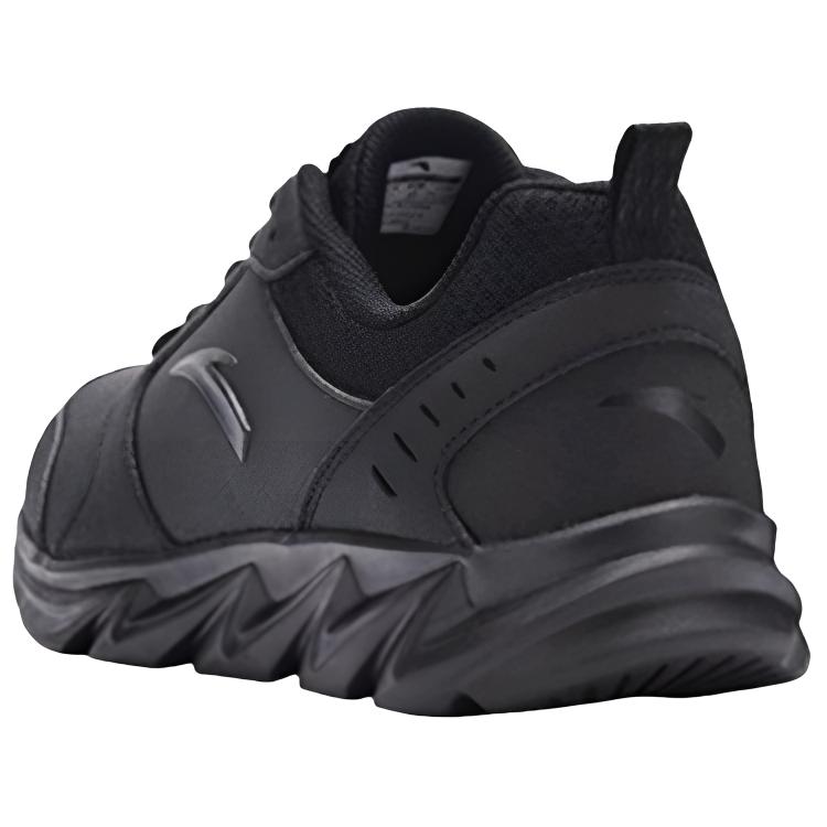 Anta Cushioning Slip Resistant Abrasion Resistant Breathable Lightweight Low top Running Shoes Men's Black 91815522-9