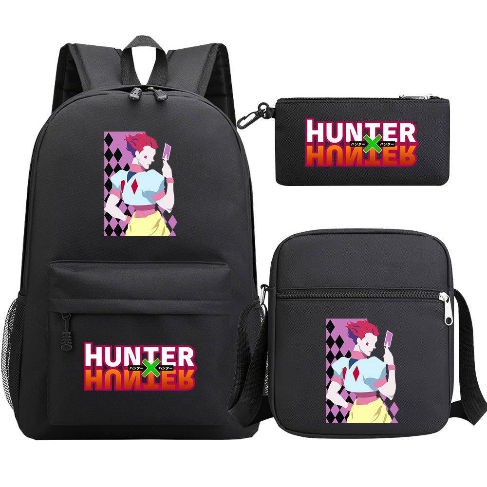 Animation, Full-Time Hunter, Young Students, School Bags, Men'S And Women'S Leisure Travel, Backpacks, Trendy Computer Bags