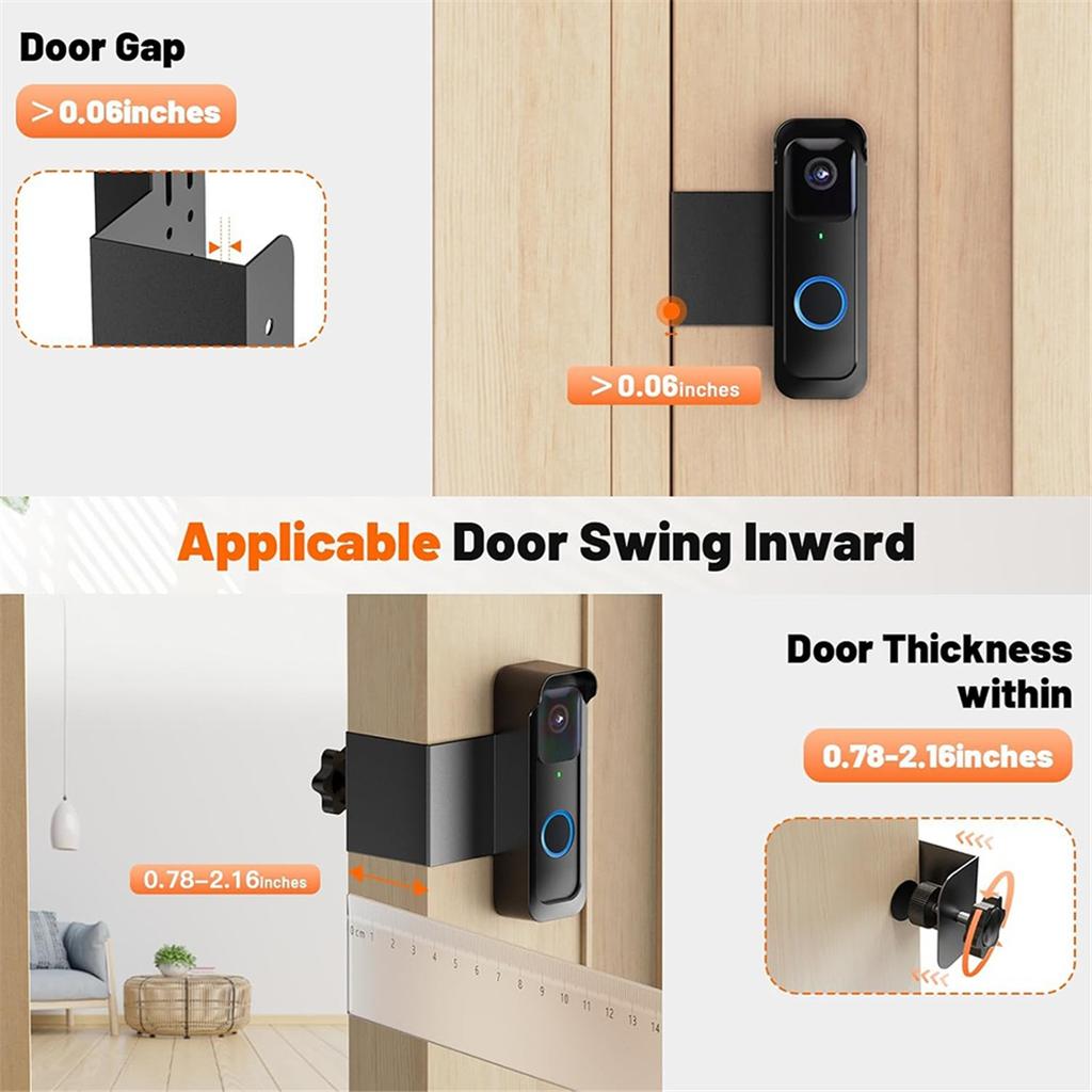 2025+  Mount,Anti-Theft Doorbell Mount for Blink Video Doorbell 1st Gen,Doorbell Camera Bracket with Rain Cover