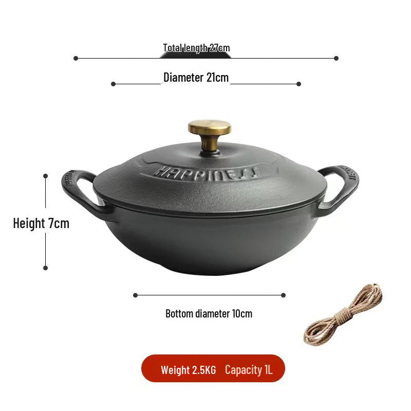 

ZISIZ Enamel Multi-function Stew Pot