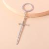 Gothic Punk Alloy Sword Keychain Metal Key Ring Pendants for Car Key Holder Handbag Decor Jewelry Gifts