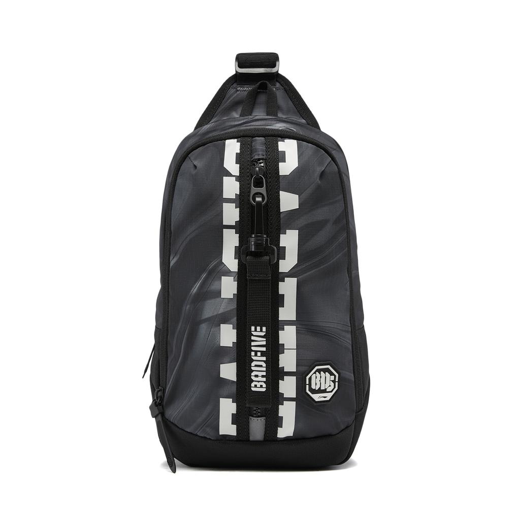 Li Ning Basketball Collection Sling Bags All Over Print/Black ABDW105-3
