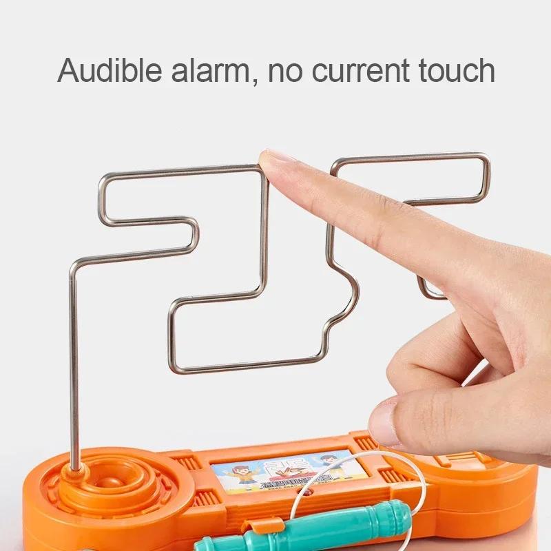 Kids Electric Shock Toy Education Electric Touch Maze Game Party Funny Game Science Experiment Toys for Children Gift