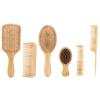 6Pcs Comb Hair Beard Hairdressing Air Cushion Detangling Brush Bamboo Set Kit for Home Salon