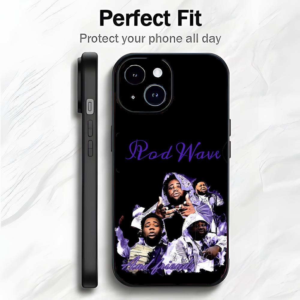 Soulful Melodic American Singer R-Rod Wave Phone Case Phone Case Soft Packaging Lightweight For iPhone17 16 15 14 13ProMax