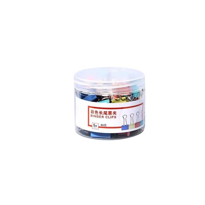 Multi Purpose Folder Colored Mixed Long Tail Clips Colorful Binder Clips Assorted Sizes Clips for Office Home School Supplies