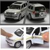 1/32 Scale Prado SUV Diecast Car Model Toy, Pull Back Toy Vehicle with Sound and Light for Kids Toddler Boys Girls Gift Collection