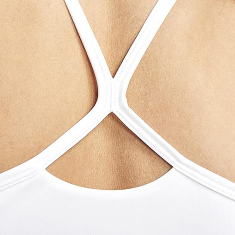 Nike Indy Logo Sports Casual Tank Top Women Tops White DX0031-100