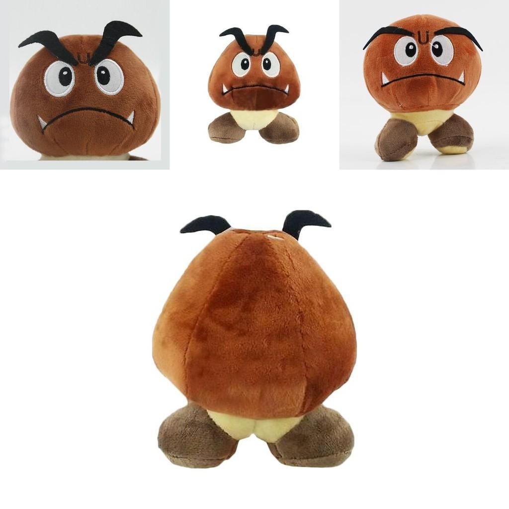 Cute 6'' Super Mario Bros. Sad Goomba Stuffed Plush Doll Ideal For Gifts And Play