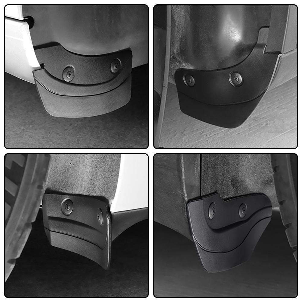 Invisible Mud Fenders For Tesla Model 3 Model Y 2017-2022 Car Modification Mud Flaps 4Pcs/set Front Rear Mudguards Splash