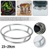 1Pcs Round Bottom Wok Rack Stainless Steel Cookware Ring Durable Pot Mat