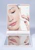 Abs Held  Fold Led Light Mini Cosmetic Pocket Mirror Fancy Customized Logo Personalized Makeup Hand Mirror