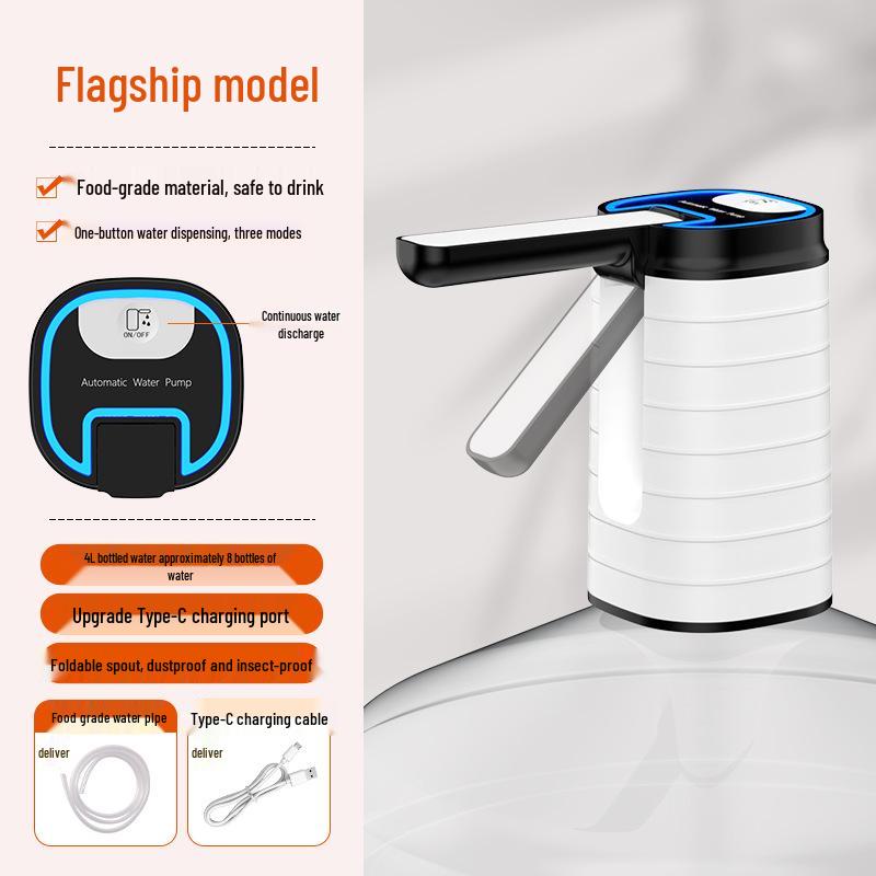 Touch Screen Digital Folding Electric Water Pump & Dispenser for Mineral and Bottled Water
