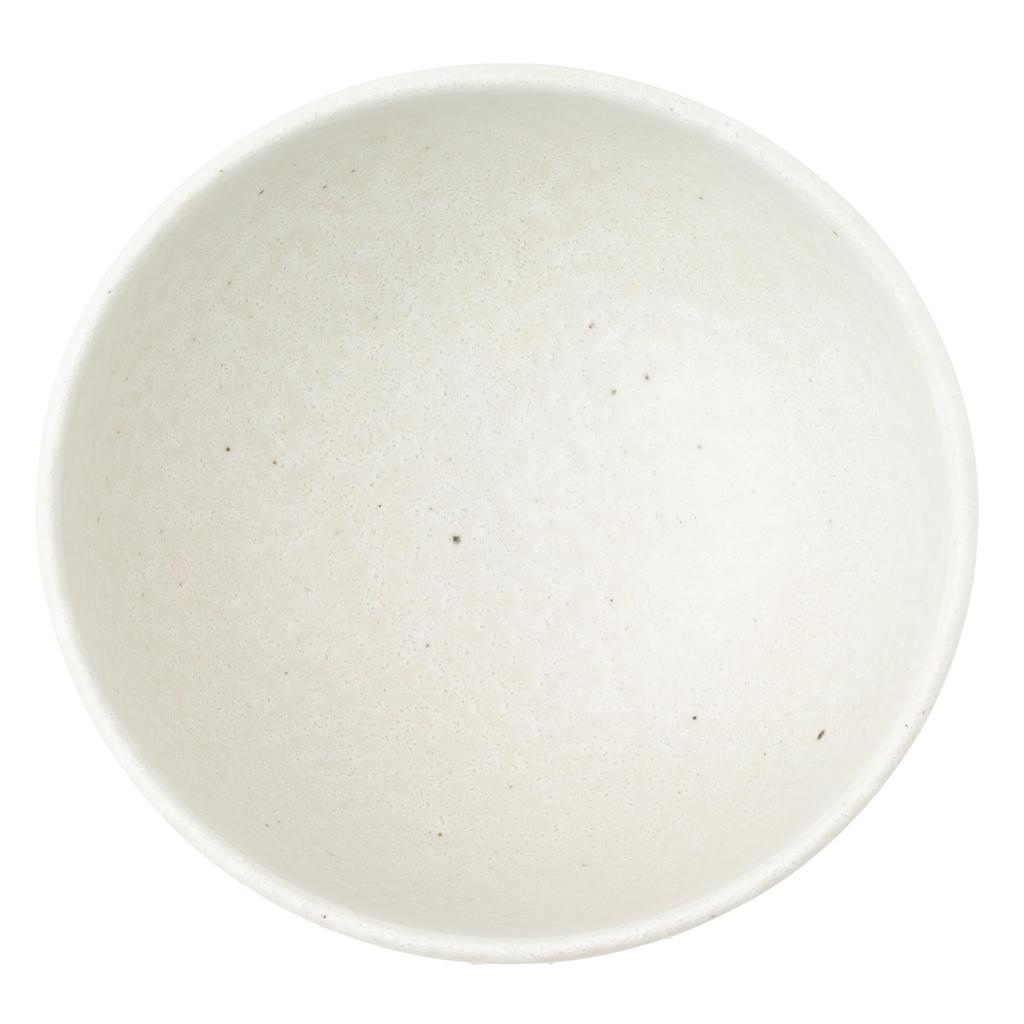Marui Seito Shigaraki Ware Hechimon Bowl, 600ml Capacity, White, Combed Eyes, MR-3-4568