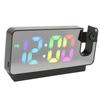 Digital Alarm Clock Temperature Display Calendar Snooze Mute Voice Activated Mode LED Mirror Project