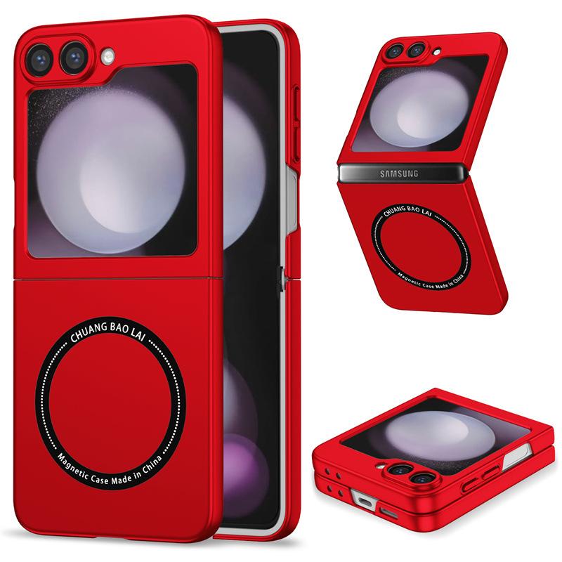 Applicable To Samsung Z FLIP7 Folding Phone Case Magsafe Magnetic Galaxy Z FliP6 Anti-drop Case