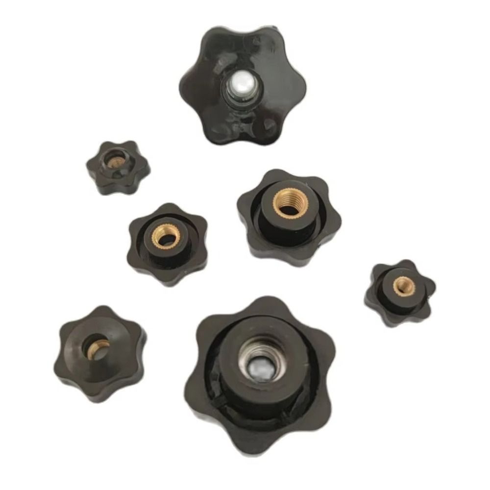 10Pcs Handle Thread Hand Tighten Nuts Mechanical Manual Thumb Nut New Plum Nuts