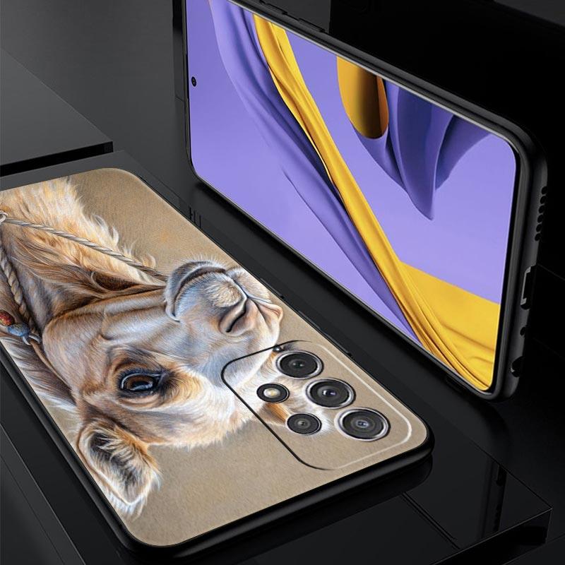 Animal Camel Phone Case for Samsung Galaxy A55 A35 A15 A14 A13 A25 A54 A51 A71 A72 A73 A32 A52 A41 5G Soft TPU Shell Fundas Bags