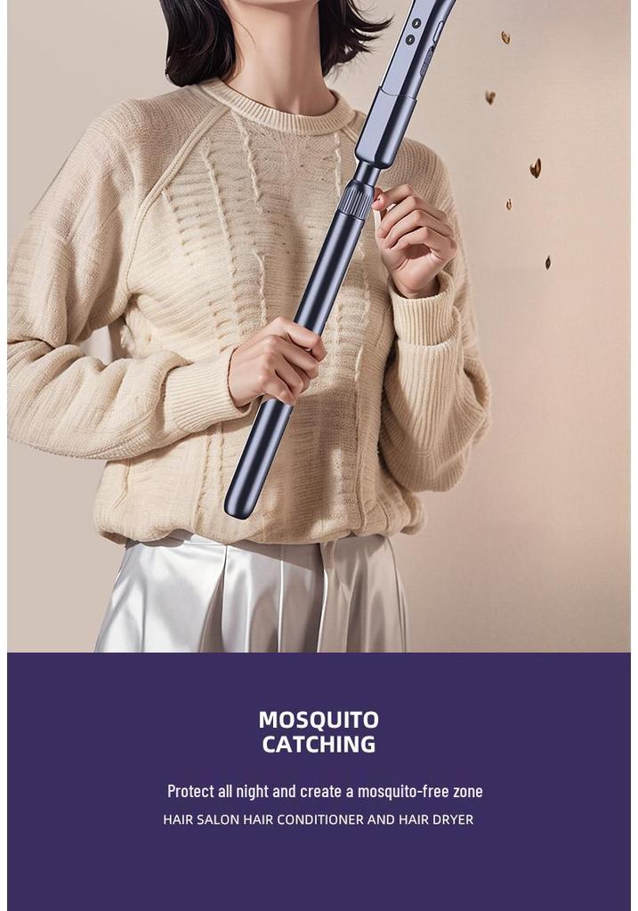 Foldable Electric USB Rechargeable Mosquito Swatter with Universal Lure & Kill Features.