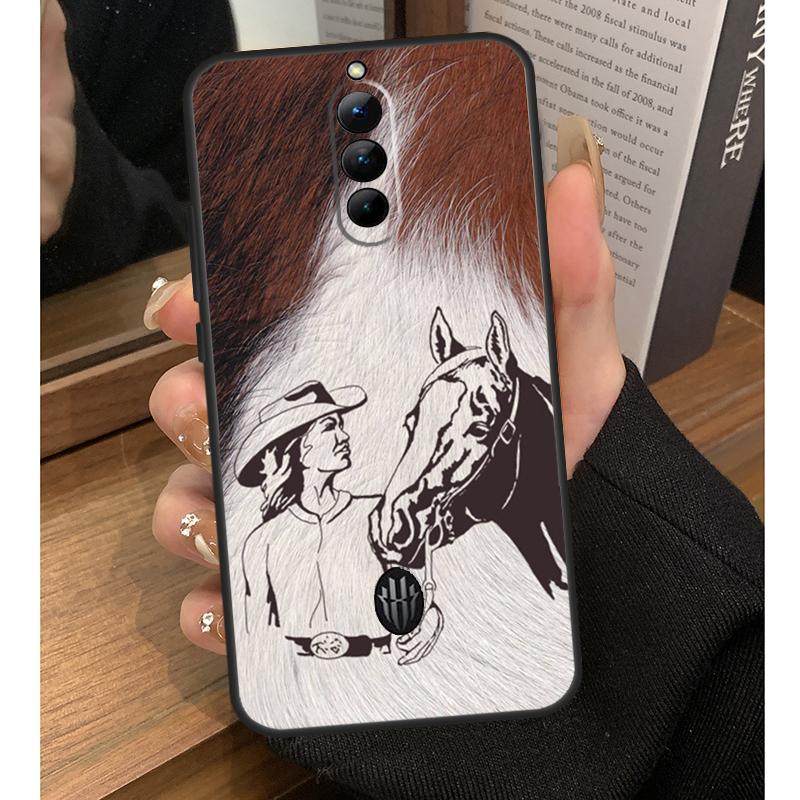 

Western Cowgirl Cowboy Case For Nubia Red Magic 10 9 8 Pro Plus 6 7 6S 7S Pro 6R 5G RedMagic 8S 9S Pro Plus Coque Red Magic 9 Pro