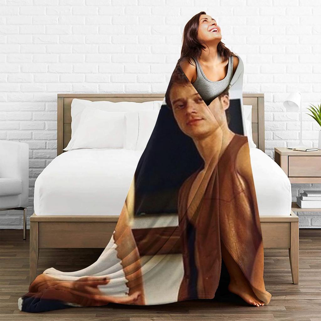JJ Maybank - Rudy Pankow Blanket Flannel Lightweight Throw Blankets Sofa Throw Blanket For Home Bedroom Throws Bedspread Quilt