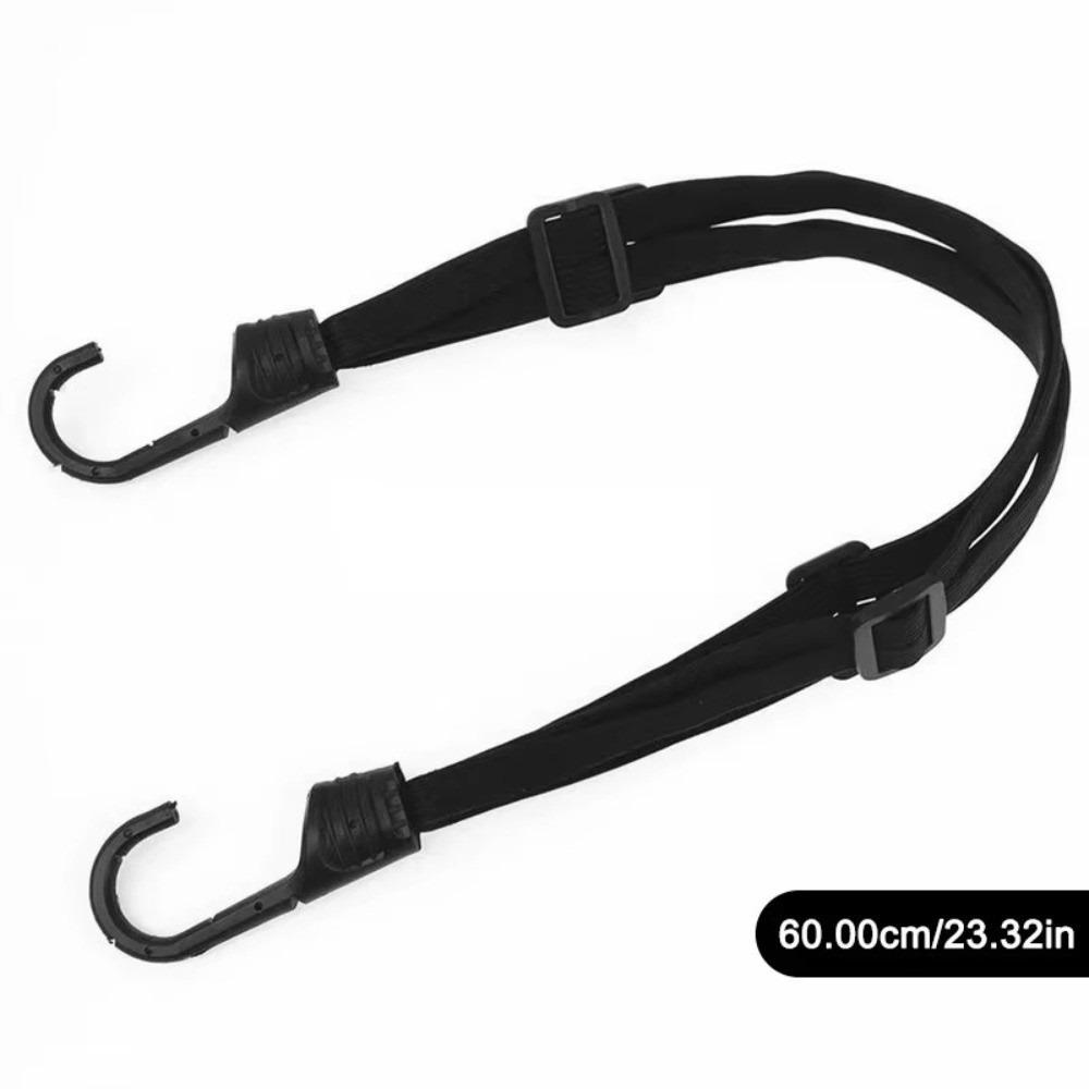 

with 2 Hooks Helmet Fixed Strap Nylon Helmet Rope Durable Motorcycle Luggage Strap Style 2 60CM