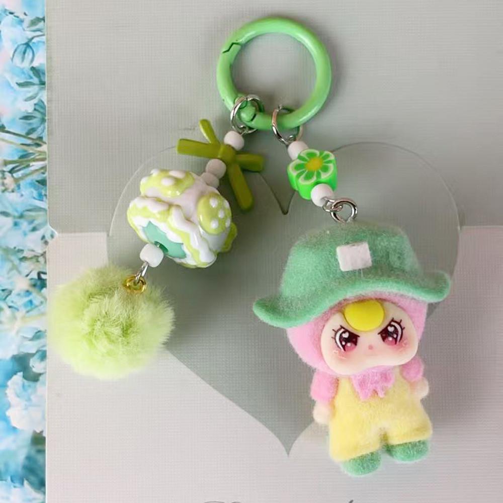 Camping Style Doll Keychain With Cartoon Cute Pendant For Kids And Teens