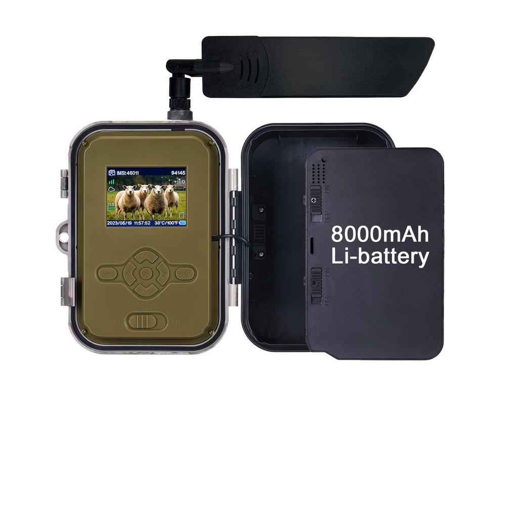 4G Outdoor Tracking Camera HC-940Pro-Li: True 4K, Remote Mobile Control, FTP/Email Support