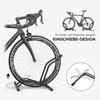 Portable Bike Floor Stand, Freestanding Bike Rack for 16"-29" Kid's/Mountain/Road Bikes Home Garages Use