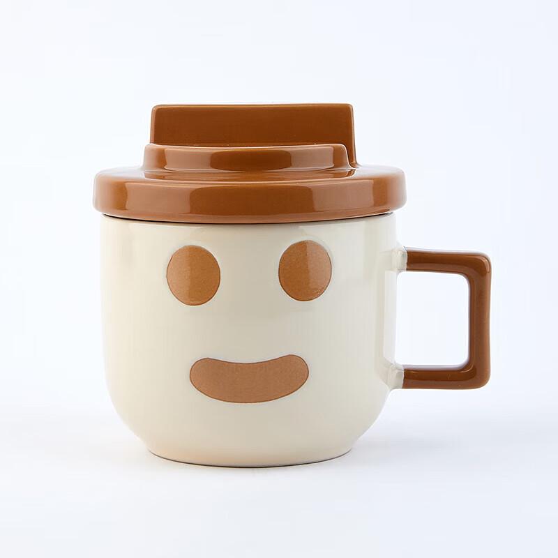 LOCK&LOCK Olaf Snowman Ceramic Mug with Phone Holder