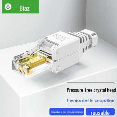 Biaz CAT.5b Werkzeugloser Engineering-Grade Kristall-Netzwerkkabelverbinder