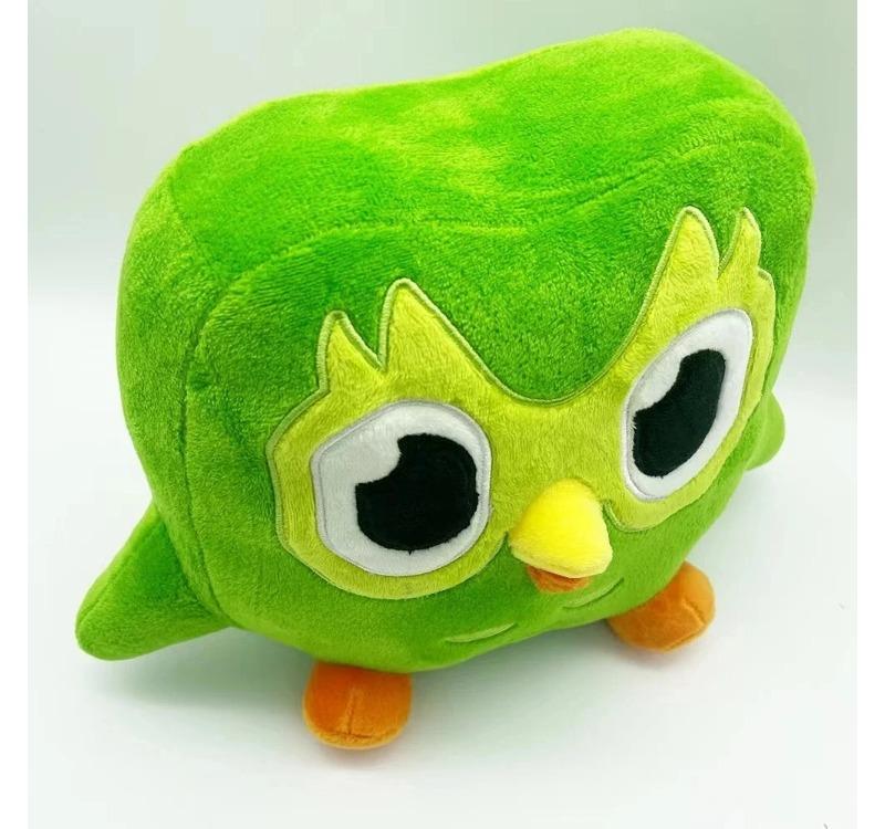 Lovely Green Duo Plushie Of Duo The Owl Cartoon Anime Plush Toy Soft Stuffed Animal Plushie Dolls Children Birthday Gift