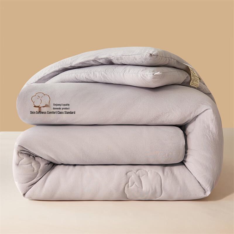Mling Embroidered Washed Cotton Winter Quilt Core