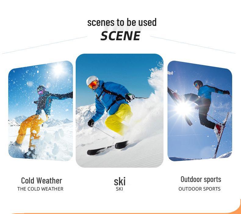 Autumn Outdoor Ski Socks: Warm, Non-Slip, Thick Terry for Men & Women - Ideal for Mountaineering & Snow Sports