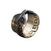 Adjustable Sterling Feather Ring Men Women Boho Vintage Geometric Jewelry Handmade Tribal Inspired Band