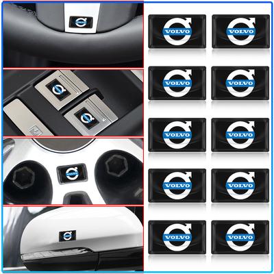 Auto rooliratta keskosa kaunistuskleebis Märk Decal Embleem XC90 XC60 XC40 V40 V50 V60 S40 S50 S60 S70 S80 S90 240 C70 Vnl Veoauto jaoks