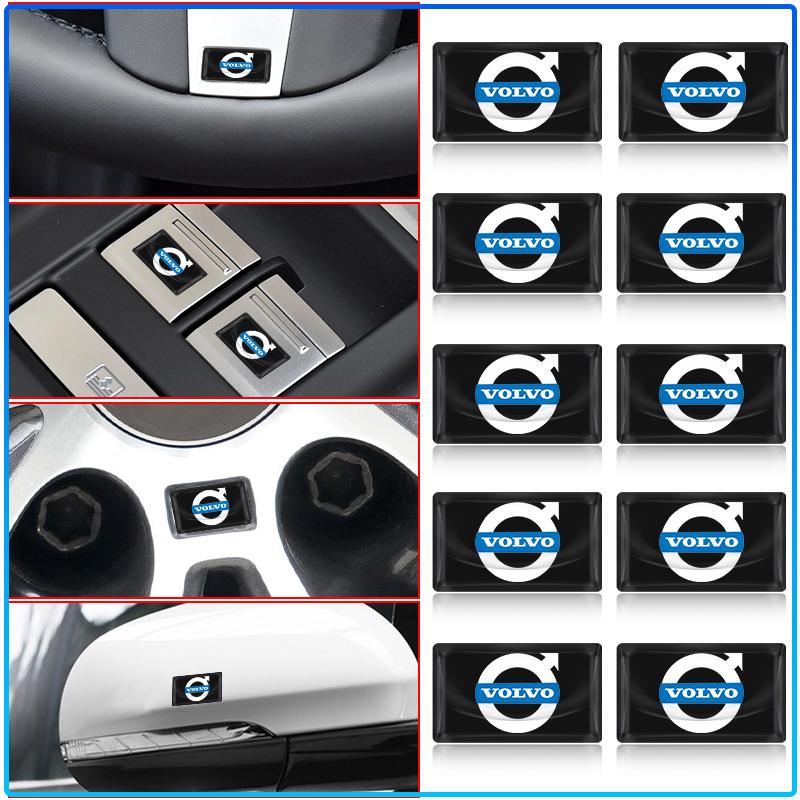 

Car Steering Wheel Center Decoration Sticker Badge Decal Emblem For Volvo XC90 XC60 XC40 V40 V50 V60 S40 S50 S60 S70 S80 S90 240 C70 Vnl Truck 2pcs