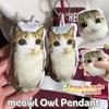 Kreativní Meowl Omg Roztomilý Plyšový Klíčenka Kočka Plyšový Přívěsek Se Zvukem Mačkací Hračka Vtipný Přívěsek na Tašku Přívěsek Dárek Roztomilá Fidget Hračka