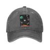 Outer Wilds System Baseballkappen Mode Gewaschene Denim-Hüte Kappe Streetwear Baseball-Cowboyhut für Unisex
