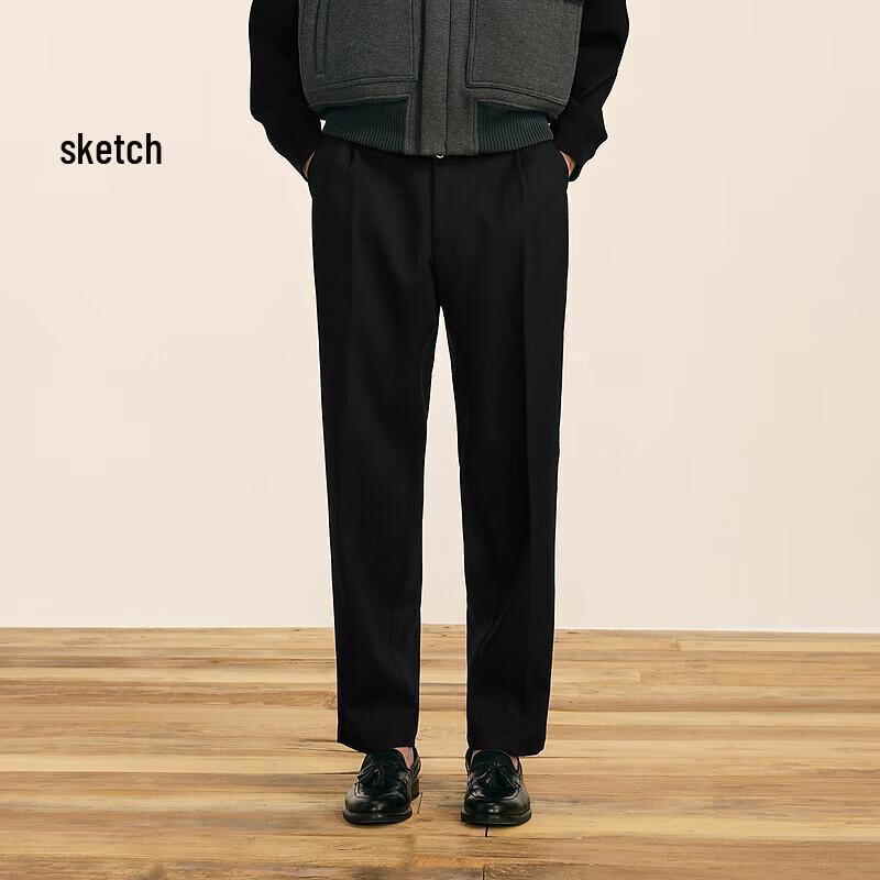 

CROQUIS Men s Autumn Tapered Twill Casual Pants S