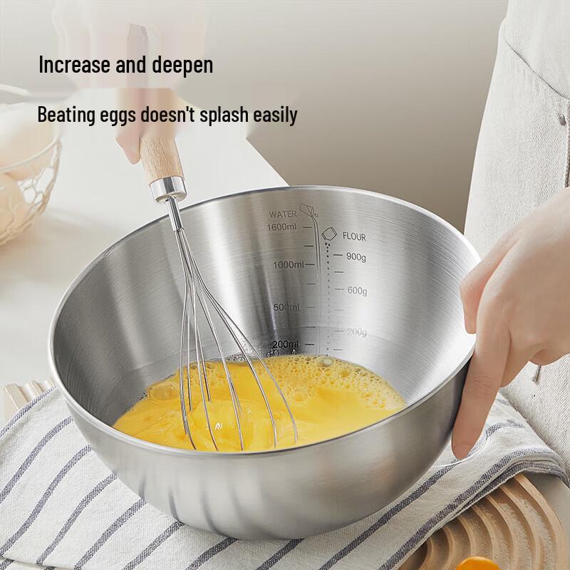 COOKER KING 304 Stainless Steel Basin & Strainer Set