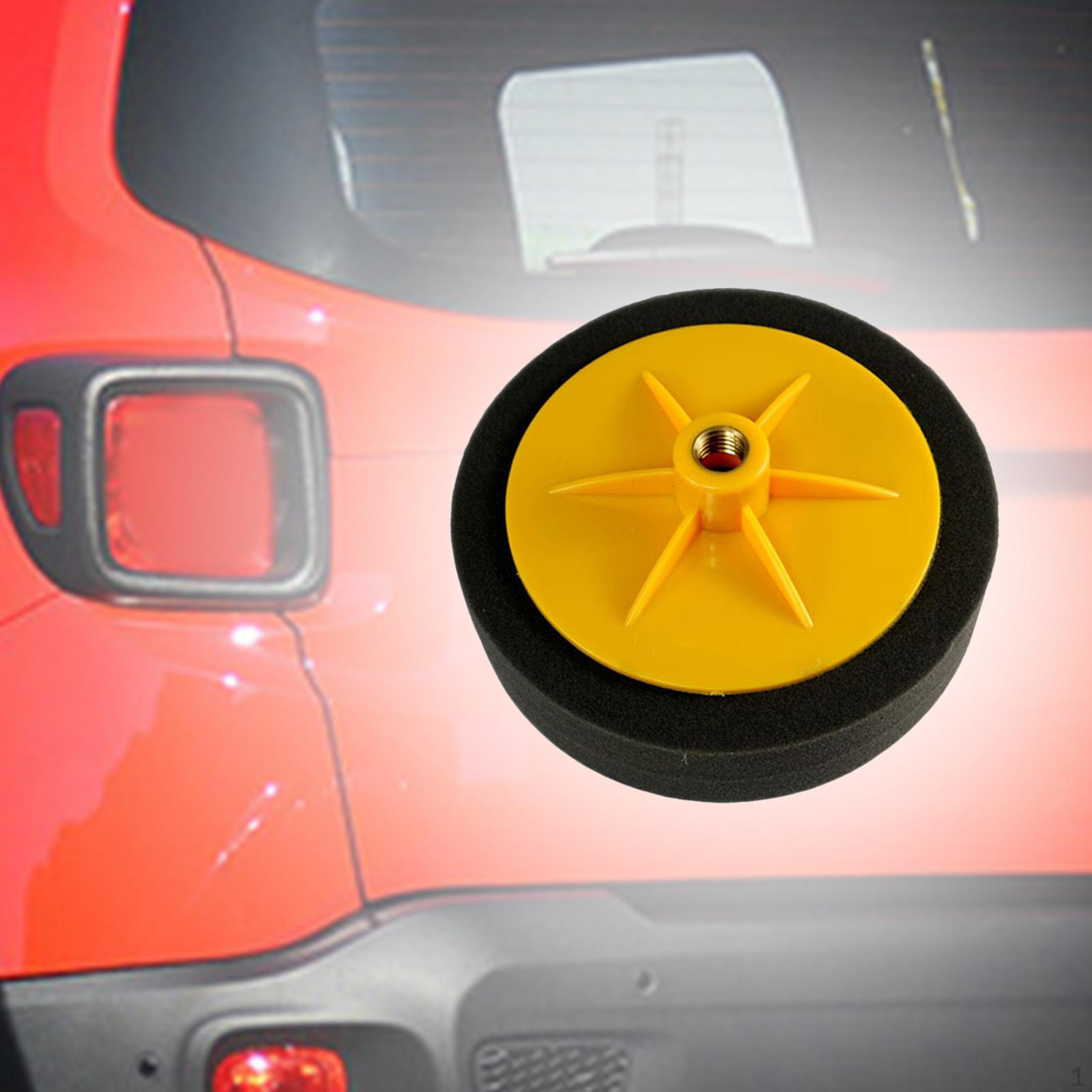 

150mm Car Polishing Pad Wheel Sponge Buffing Replacement Drill Adapter Accessories Durable Screw Hole M14