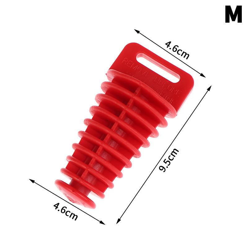1Pc Universal Motorcycle Exhaust Pipe Tailpipe Air-bleeder Plug Exhaust Silencer Wash Plug Pipe Protector Motorcycle Accessories