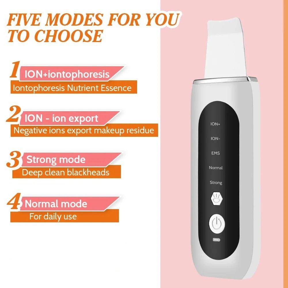 Electric Blackhead Remover Ultrasonic Facial Scraping Machine Pore Extractor  Beauty Equipment