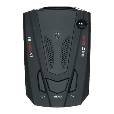 V7 Eccellente velocità Pratico rilevatore radar completo Frequenza di rilevamento Rilevatore radar di velocità compatto con avviso vocale