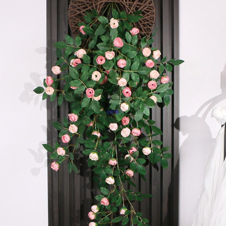 

Искусственная роза, лиана, настенный декор 45 Roses Champagne Pink No Basket