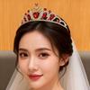 Rhinestone Zinc Zinc Alloy Crystal Headpiece Crown Bling Bling Bridal Headwear  Daily Hair Accessories